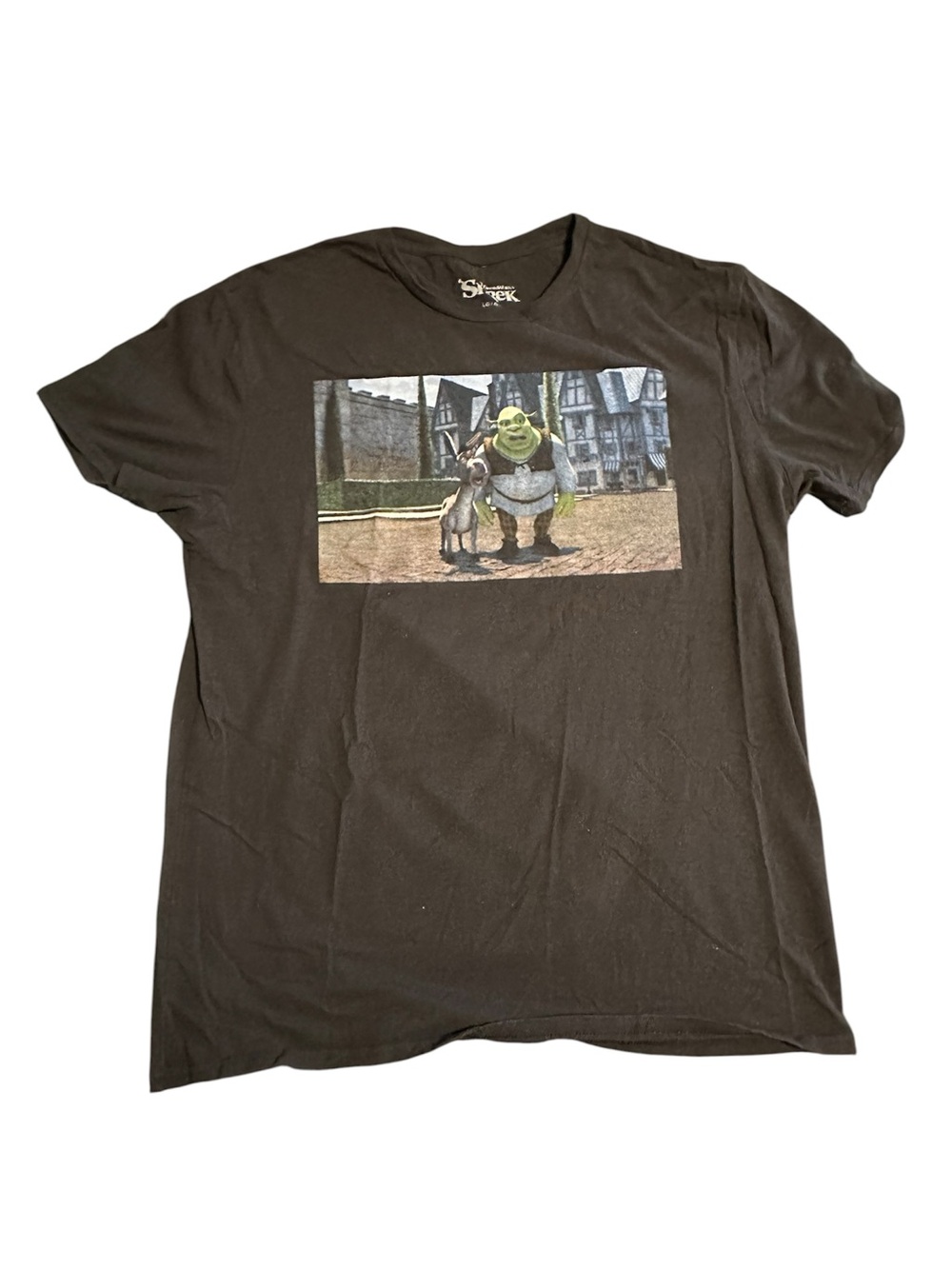 Graphic Men's Black Shrek T‑Shirt